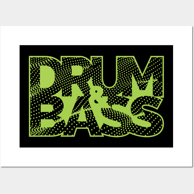 Drum and Bass Wall Art by FAKE NEWZ DESIGNS